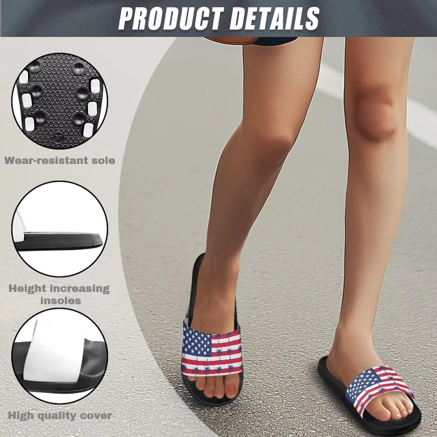 Slippers for Women and Men, Cloud Slides Shower Sandals House Shoes, Comfy and Cushioned EVA Flat Sandals