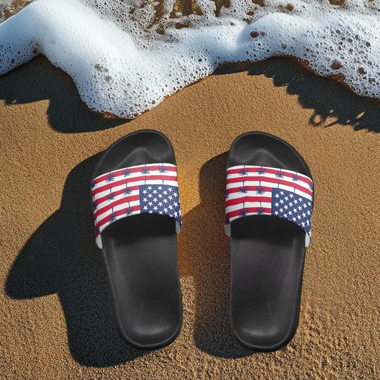 Slippers for Women and Men, Cloud Slides Shower Sandals House Shoes, Comfy and Cushioned EVA Flat Sandals