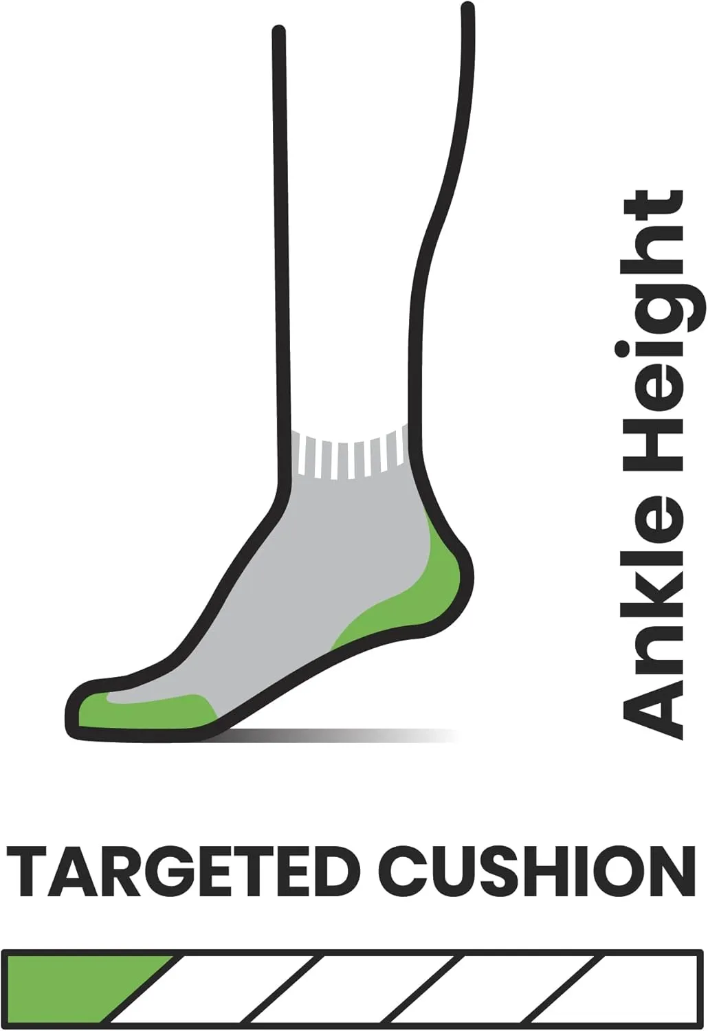 Smartwool Men's Run Targeted Cushion Ankle Socks