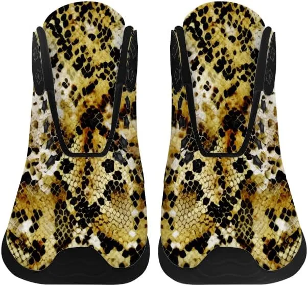 Snake Shoes for Men Women Snake Skin High Top Sneakers High Top Shoes Gifts for Women Men