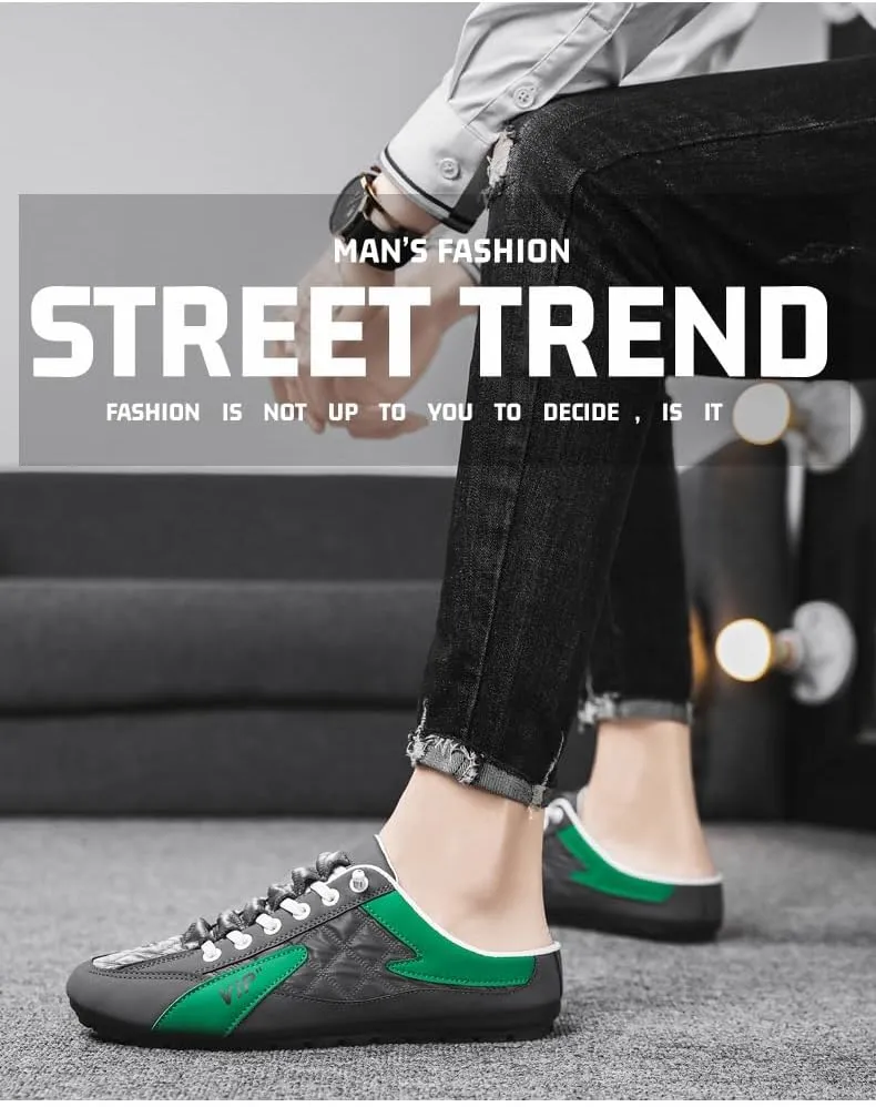 Snealof Loaf and Sneaker, Snealof The Perfect Fusion of Loaf and Sneaker, Snealof Baotou Half Drag Sneakers Casual Non-Slip Mueller Shoes Fashionable Slip On Walking Shoes