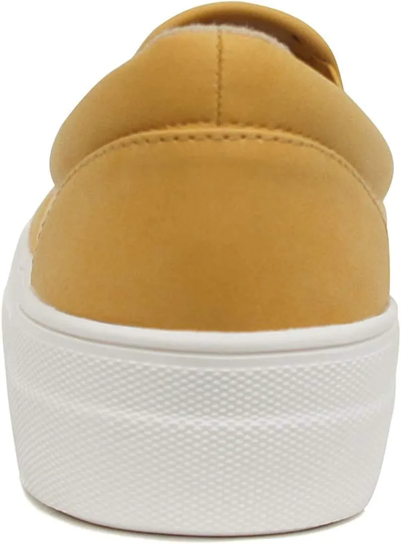 Soda Flat Women Shoes Slip On Loafers Casual Sneakers Memory Foam Insoles Hidden Platform/Flatform Round Toe Croft-G