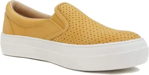Soda Flat Women Shoes Slip On Loafers Casual Sneakers Memory Foam Insoles Hidden Platform/Flatform Round Toe Croft-G