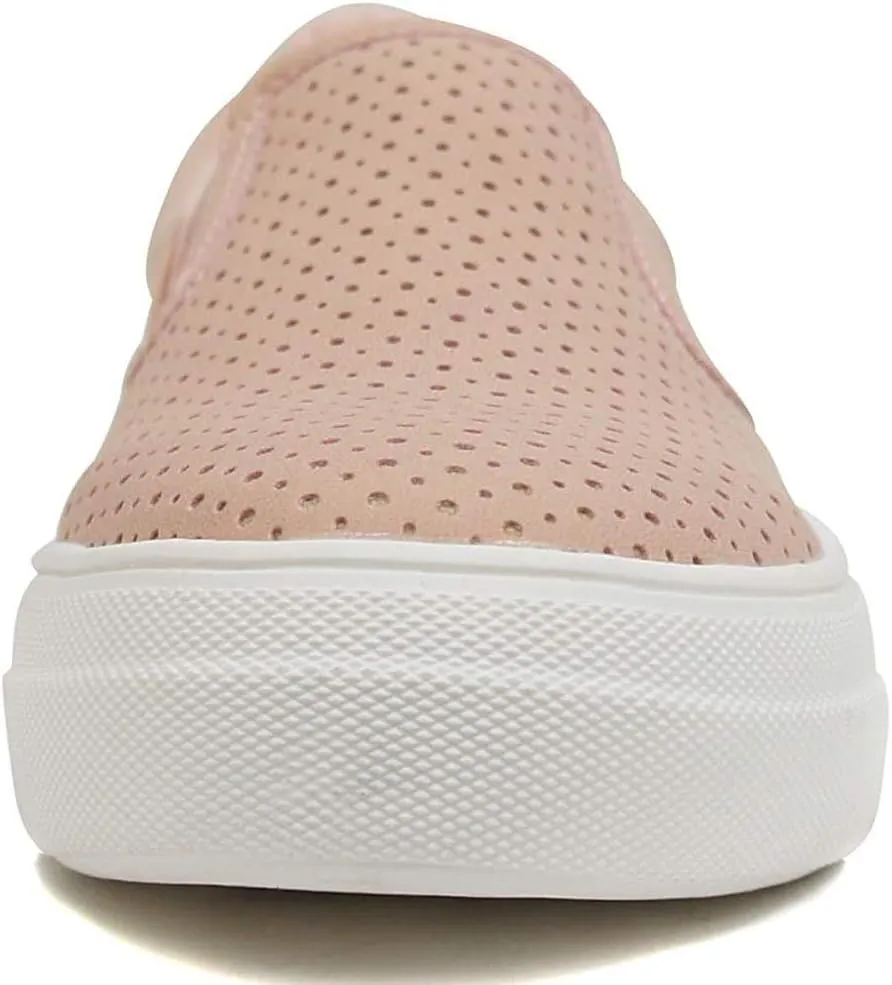 Soda Flat Women Shoes Slip On Loafers Casual Sneakers Memory Foam Insoles Hidden Platform/Flatform Round Toe Croft-G