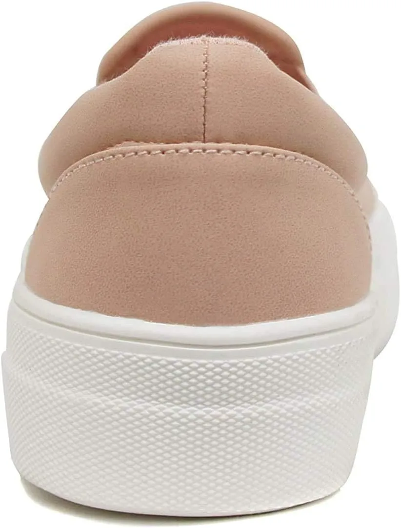 Soda Flat Women Shoes Slip On Loafers Casual Sneakers Memory Foam Insoles Hidden Platform/Flatform Round Toe Croft-G