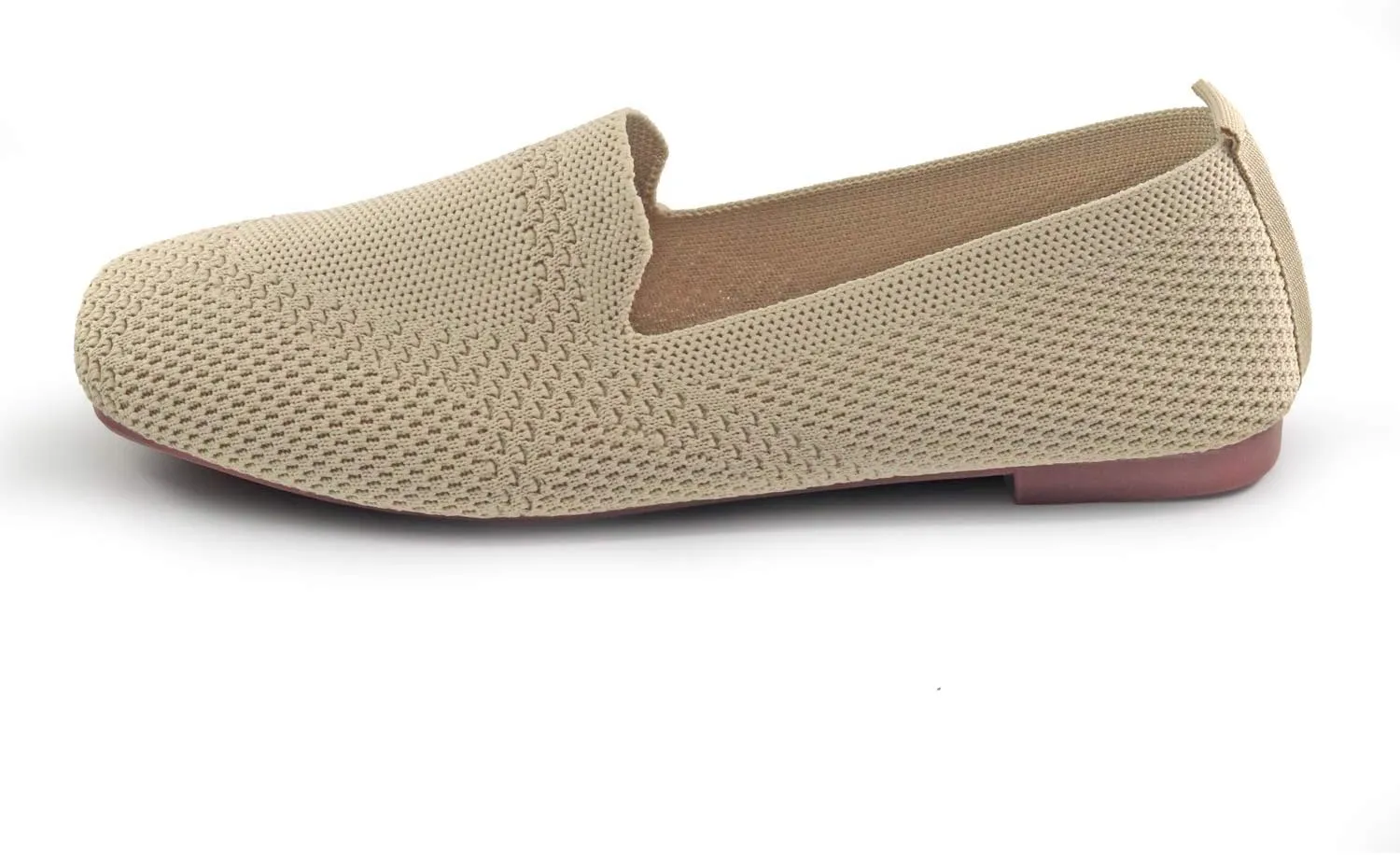 SOFMUO Women's Flats Shoes Knitted Lightweight Casual Slip On Loafers Soft Comfort Breathable Mesh Work Ballet Shoes…
