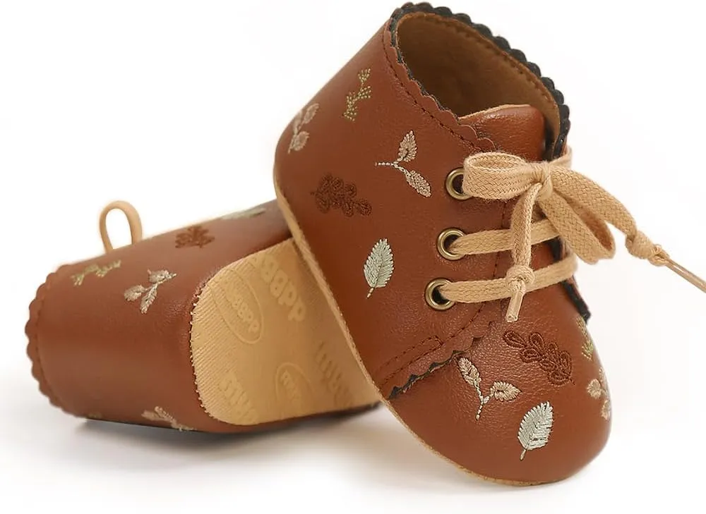 Soft Sole Baby Flats Shoes - Infant Baby Walking Shoes Dress Shoes Moccasinss Newborn Crib Shoes First Walkers