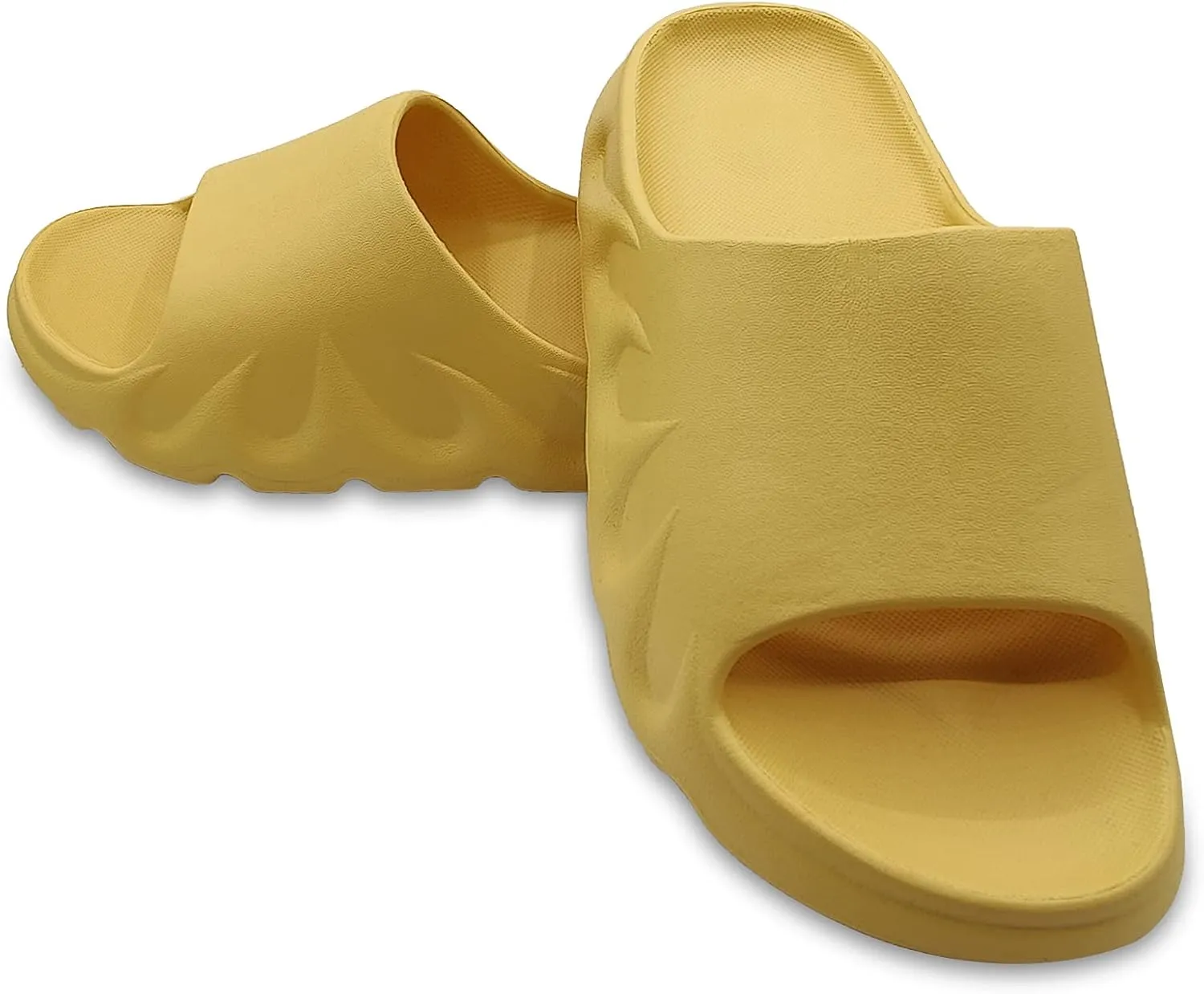 Solaud Men's And Women's Home Slippers Quick-Drying Shower Non-Slip Sandals Open-Toe Soft Thick Bottom Massage Pool Fitness Indoor and Outdoor Slippers