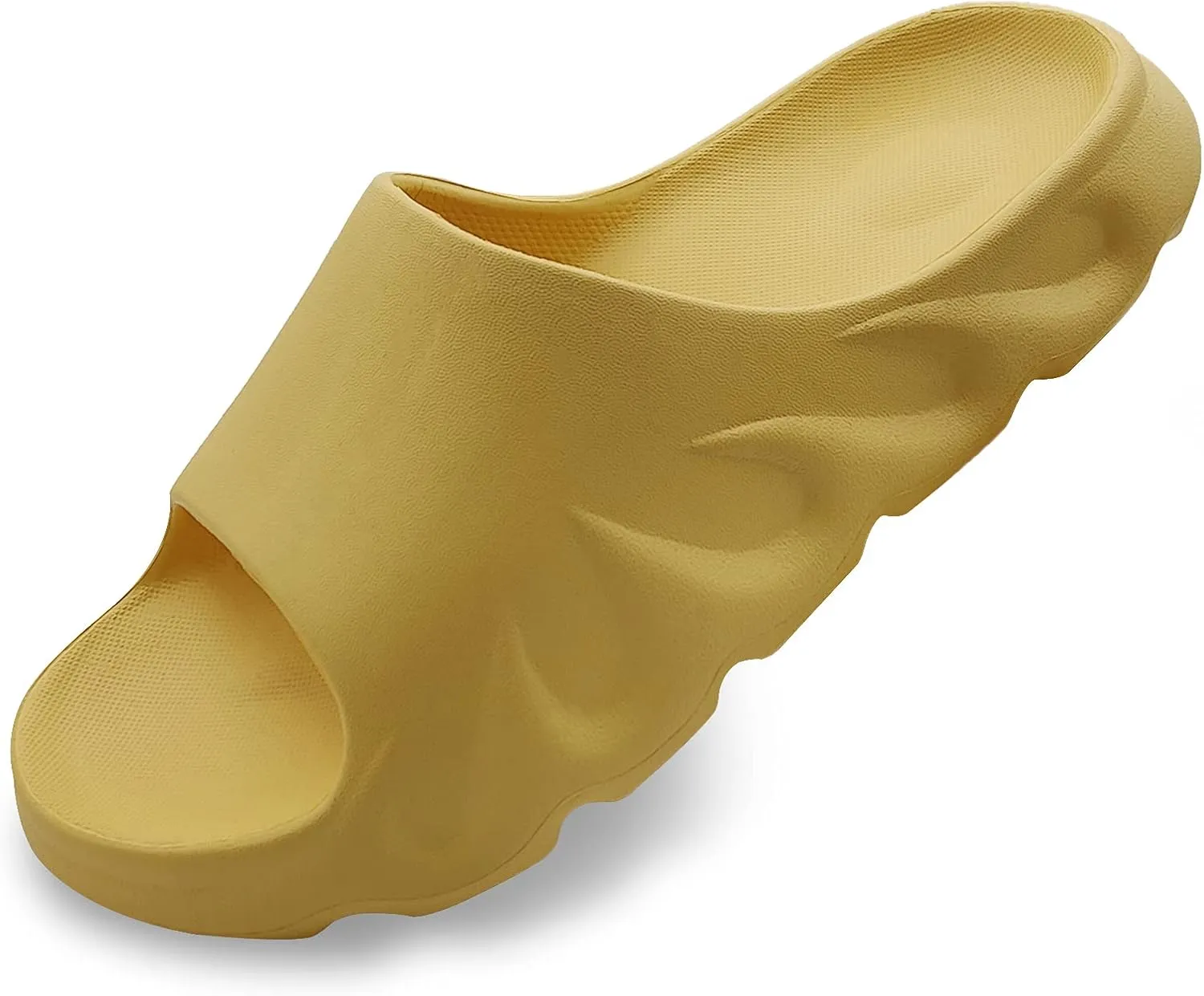 Solaud Men's And Women's Home Slippers Quick-Drying Shower Non-Slip Sandals Open-Toe Soft Thick Bottom Massage Pool Fitness Indoor and Outdoor Slippers