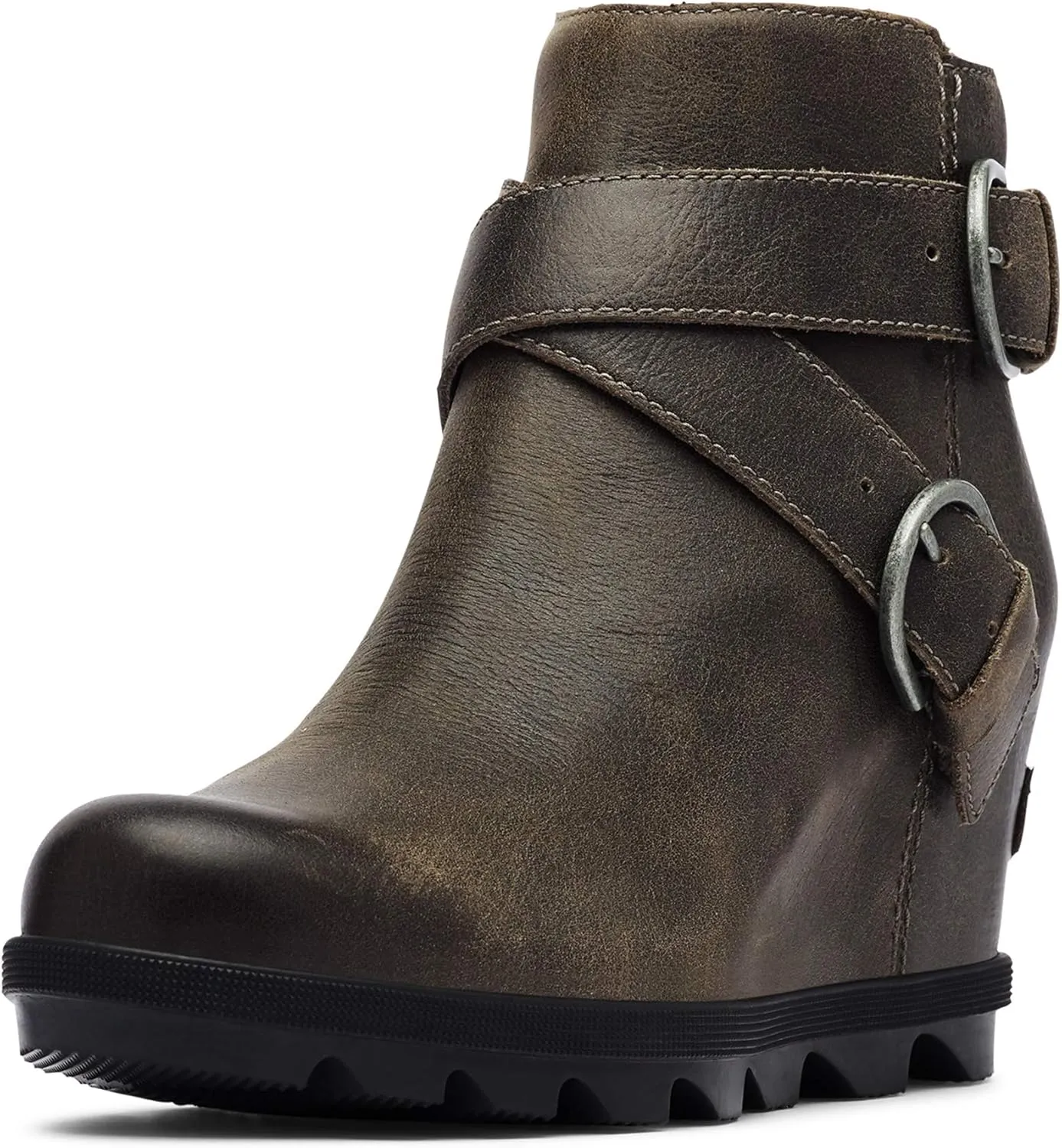 Sorel Women's Joan of Arctic Wedge II Buckle Boot - Light Rain - Waterproof