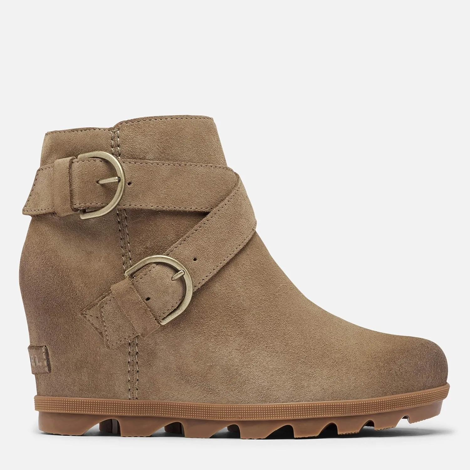 Sorel Women's Joan of Arctic Wedge II Buckle Boot - Light Rain - Waterproof