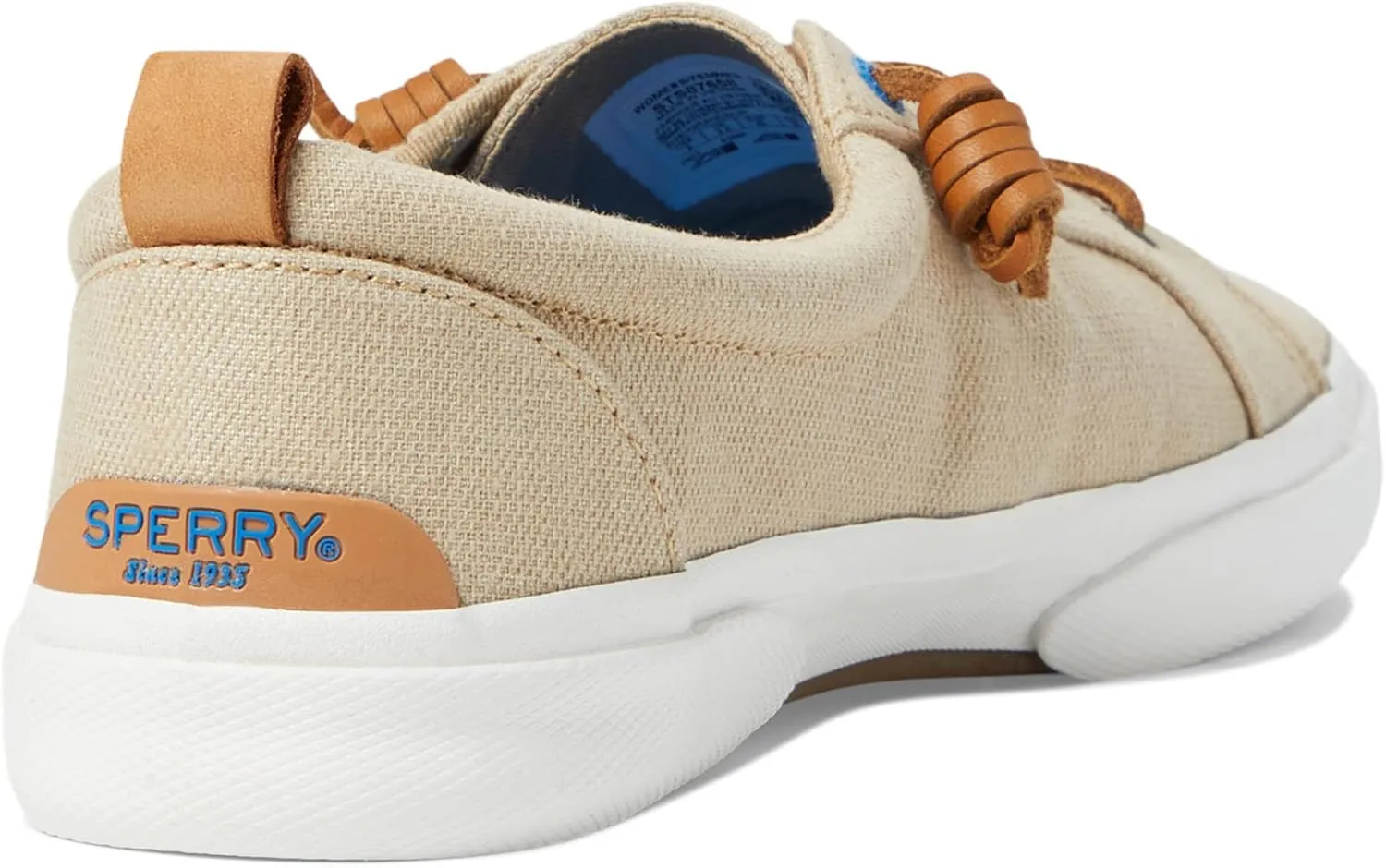 Sperry Womens Pier Wave LTT Denim Flats Casual - Beige