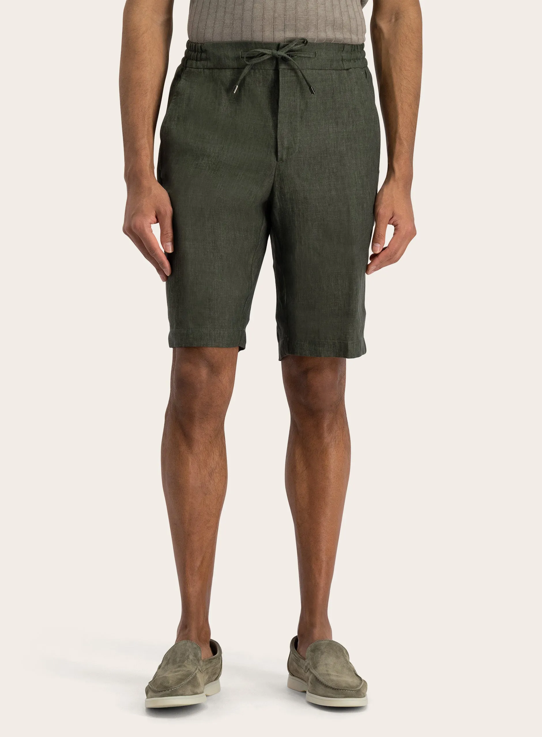 Spiaggia short van linnen