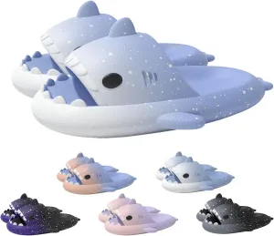 Spotted Starlight Shark Slippers, Original Cloud Shark Slippers, Gradient Cloud Shark Slippers Unise