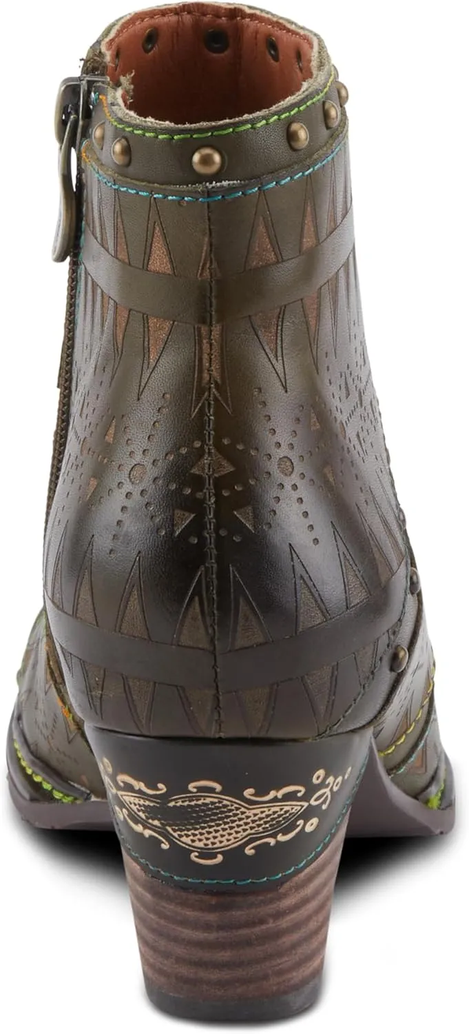 Spring Step L'Artiste Niobe Women's Standout Bootie - Bold Design, Impeccable Quality, Edgy Ankle Boots
