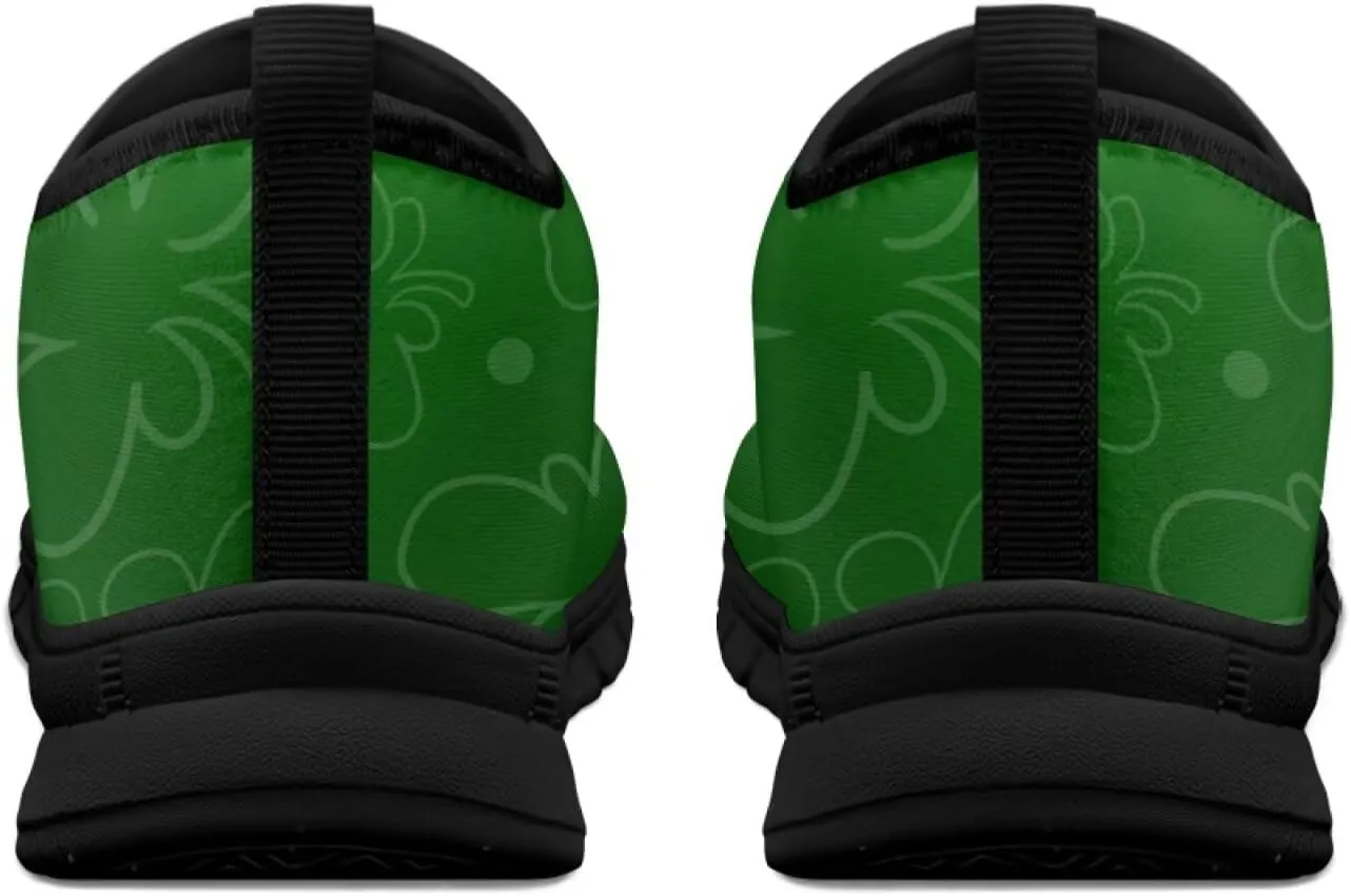St. Patrick's Day Loafers for Women Tennis Sneakers for Women Slip-on Fashion Trekking Shoes Casual Loafers Flat for Hikking