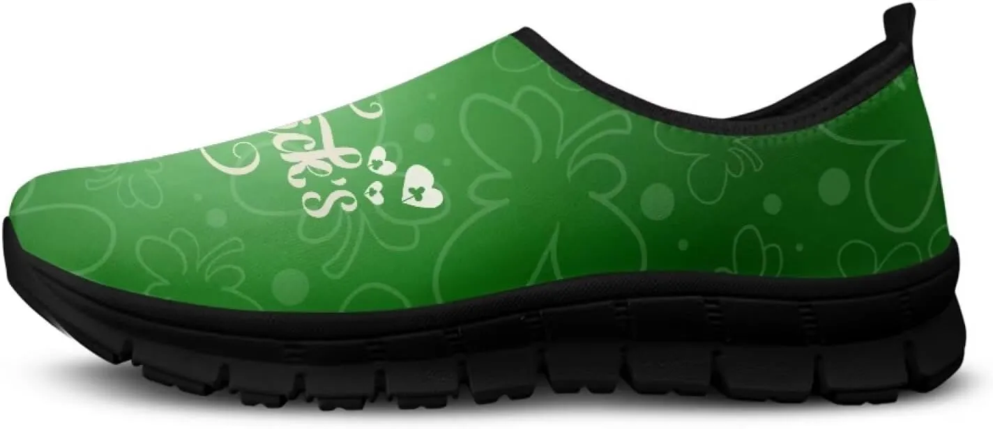 St. Patrick's Day Loafers for Women Tennis Sneakers for Women Slip-on Fashion Trekking Shoes Casual Loafers Flat for Hikking