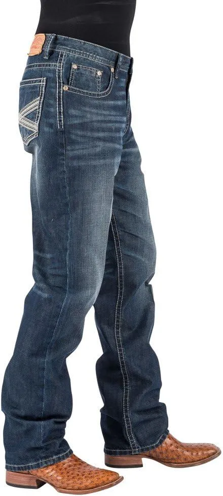 Stetson Men's 1520 Standard Fit Straight Jeans