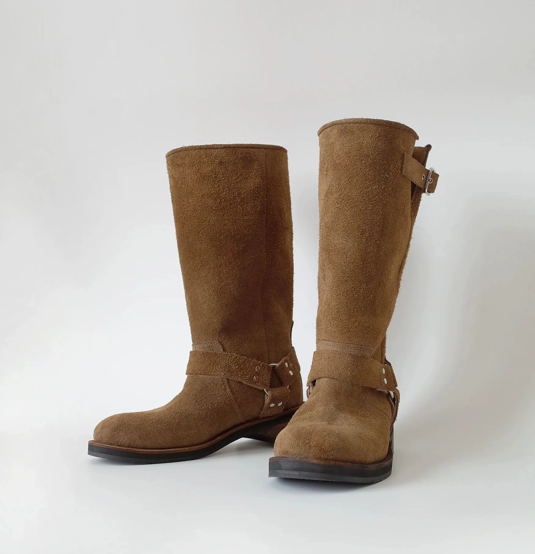 Suede Knight Boots