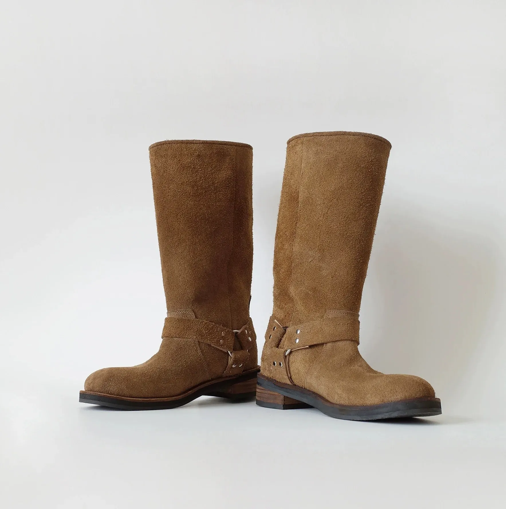 Suede Knight Boots