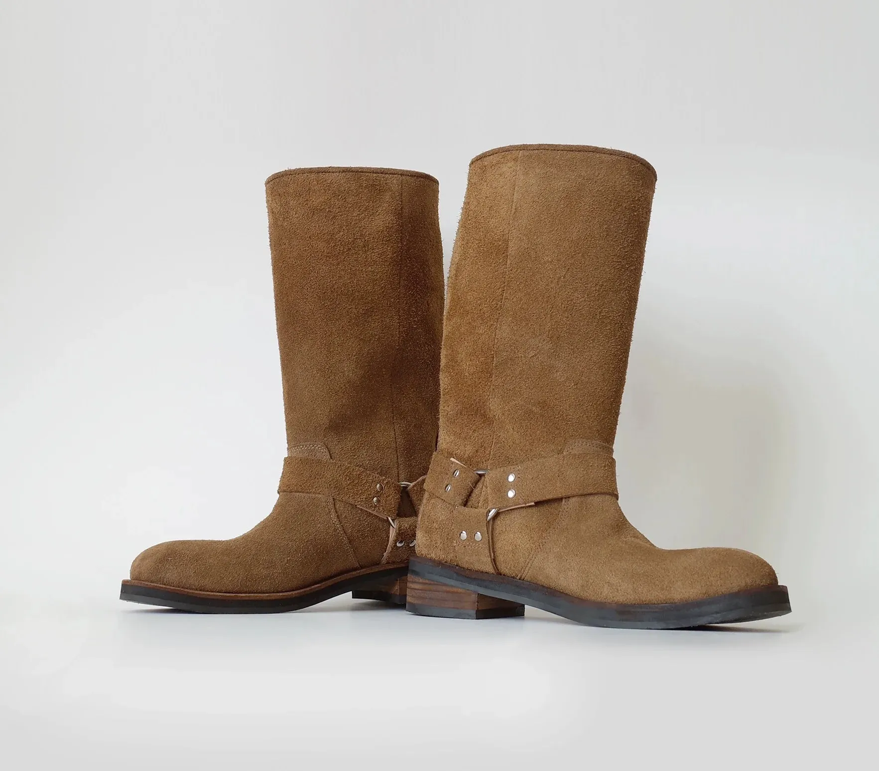 Suede Knight Boots