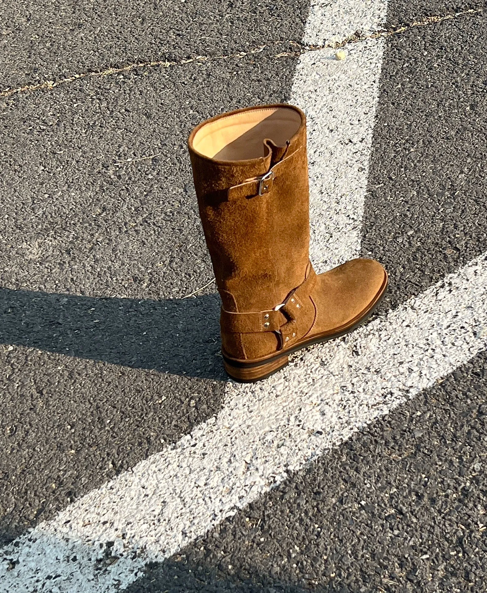 Suede Knight Boots