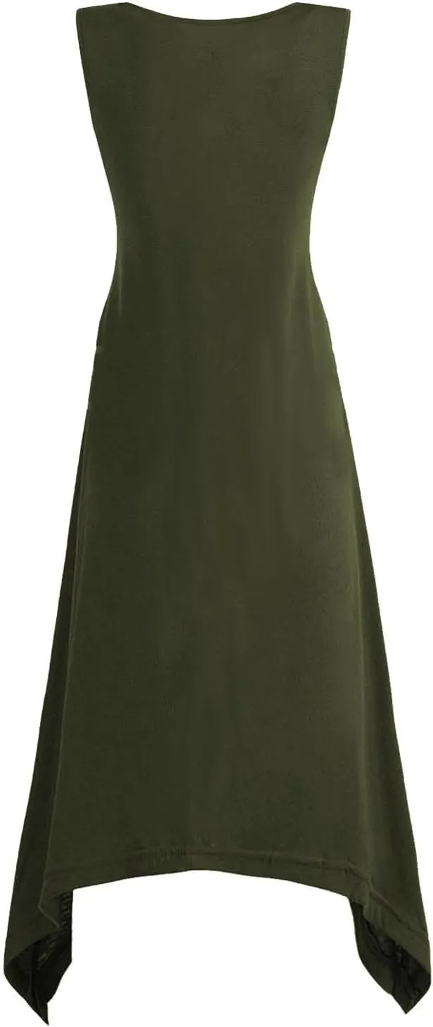 Summer Beach Dresses for Women 2024 Trendy Sleeveless Flowy Long Maxi Tank Dress Casual Loose Sundresses