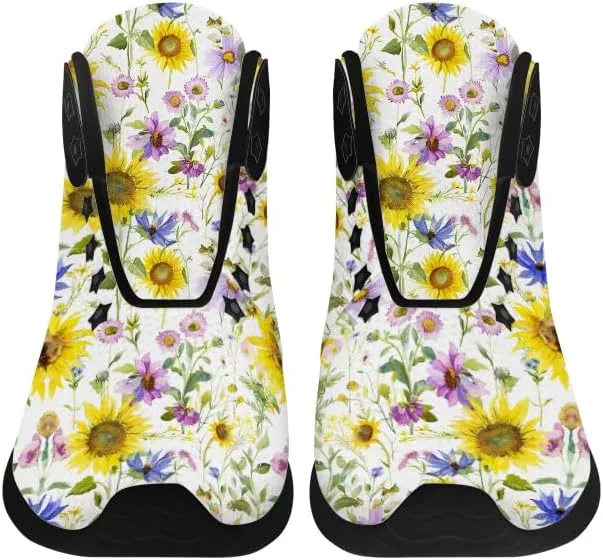 Sunflower Shoes for Men Women High Top Sneakers Casual Shoes Gifts for Girlfriend Boyfriend