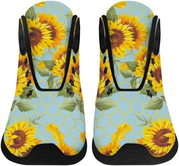 Sunflower Shoes for Men Women High Top Sneakers Casual Shoes Gifts for Girlfriend Boyfriend