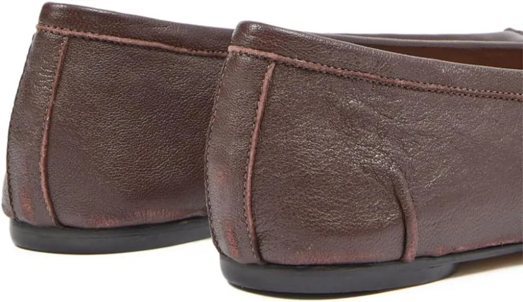 Tabi Ballet Flats for Women Dressy Casual Shoes Split Toe Wide Flats Light Weight Japanese Shoes