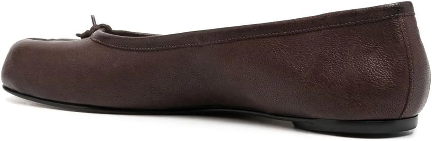 Tabi Ballet Flats Shoes for Women Rounde Toe Wide Width Split Toe Low Heel Comfortable Flats Shoes