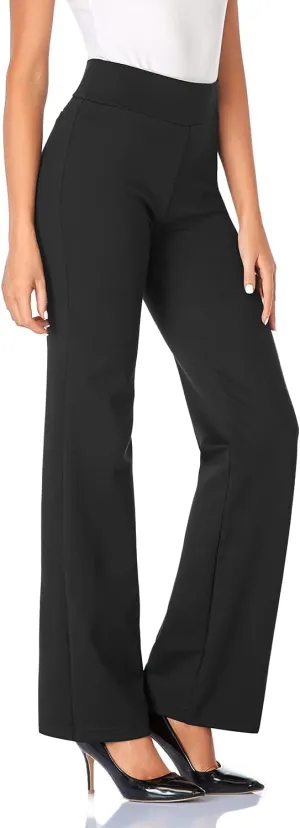 Tapata Women Dress Pants 28"/30"/32"/34" High Waist Stretchy Bootcut Pants Tall, Petite, Regular for Office Business Casual