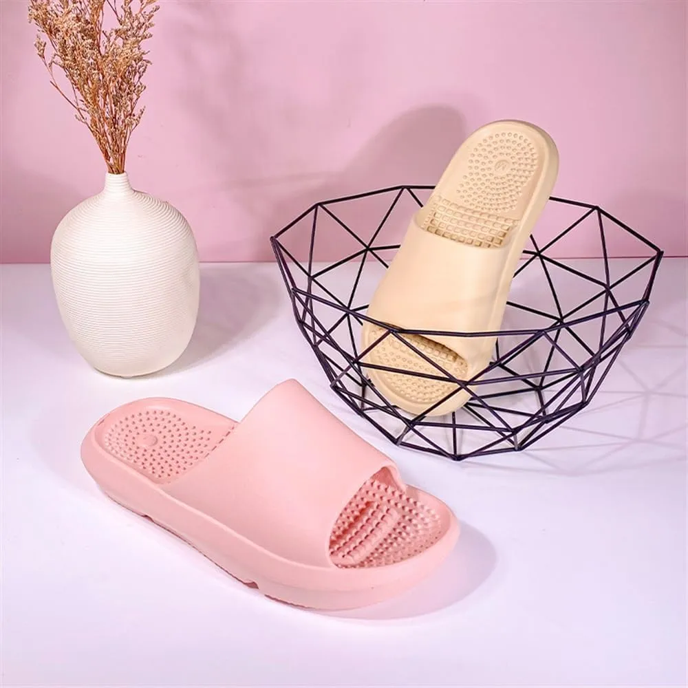 Thick Sole Massage Slippers Acupressure Foot Massager Shoes Reflexology Sandals Gift for Men Women Reduce Feet Neuropathy Pain Relief and Tension(Color:Blue,Size:8.5/9)