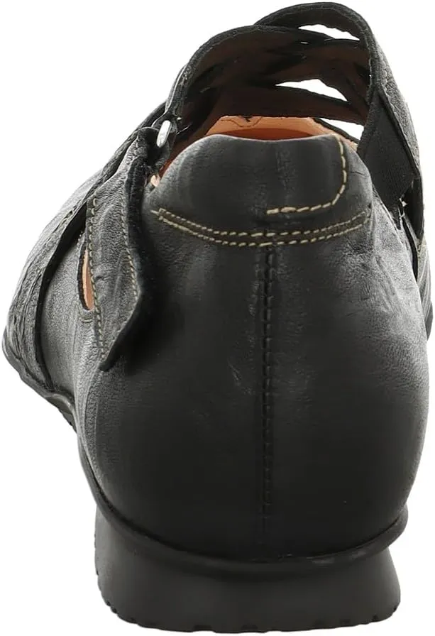 Think! Women's Strappy Ballerinas Ankle Strap Ballet Flats