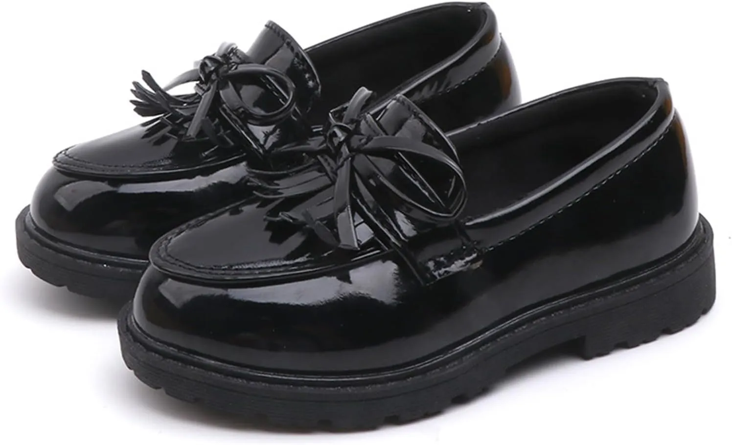 Toddler Boy’s Girl’s Dress Shoes Comfort Lace-Up Oxford School Uniform Shoes Loafer Flats