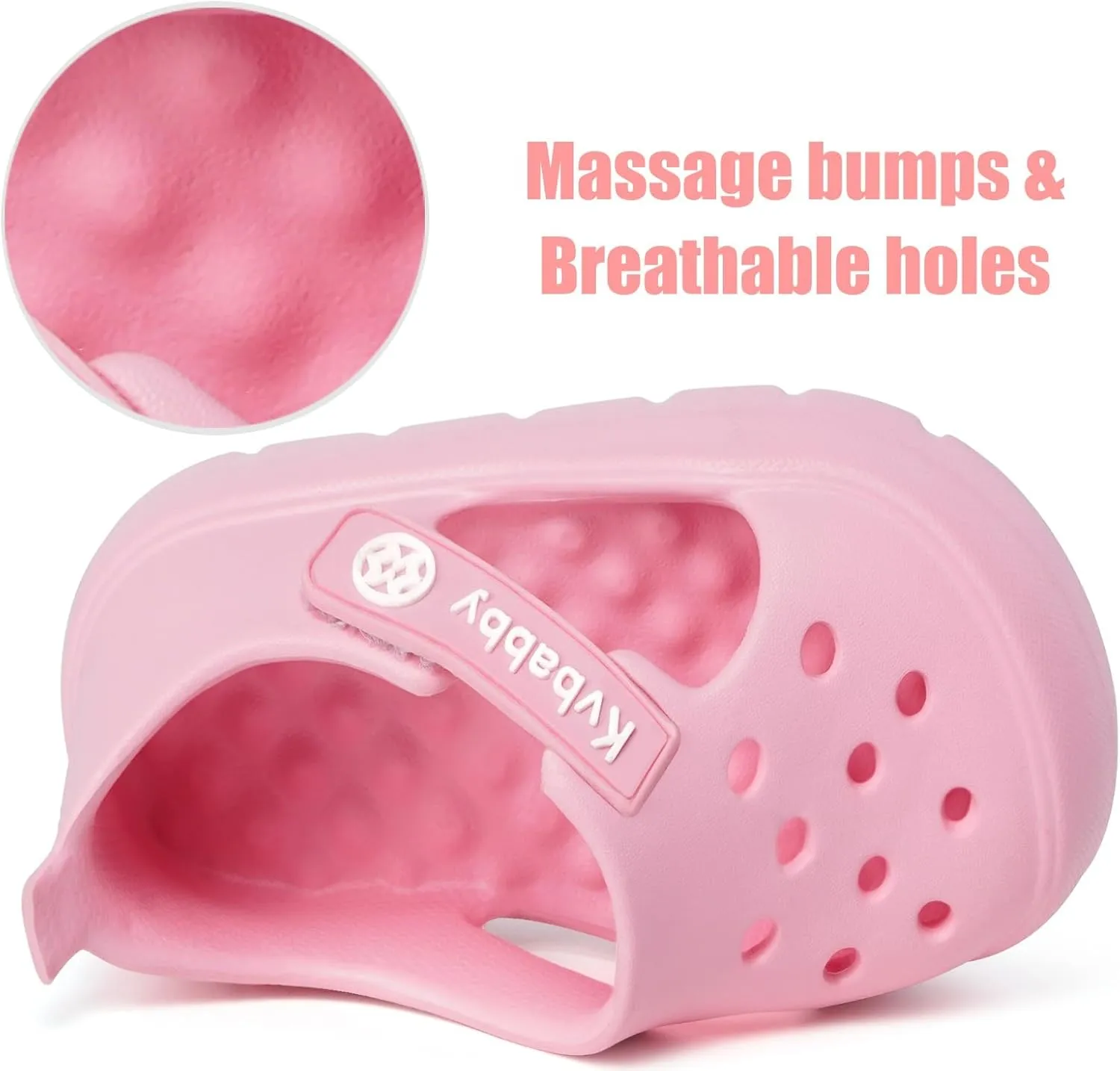 Toddler Kids Garden Clogs Girls Boys Slip On Shoes Baby Cute Summer Water Sandals Infant Lightweight Beach Pool Shoes Indoor Outdoor