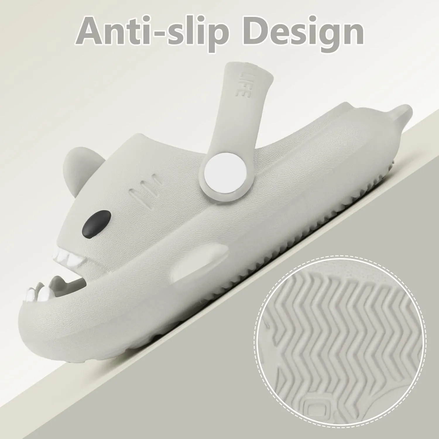 Toddler Shark Cloud Slides | Kids Shower Sandals | Boys Girls Cute Cartoon Fish Flip Flops | Beach Pool Home Slippers Shoes | Quick Dry Non-Slip