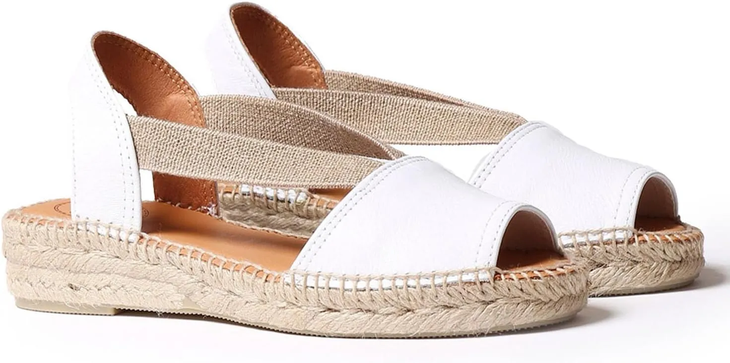 TONI PONS ETNA - Espadrille for Women in Smooth Shades made of leather.