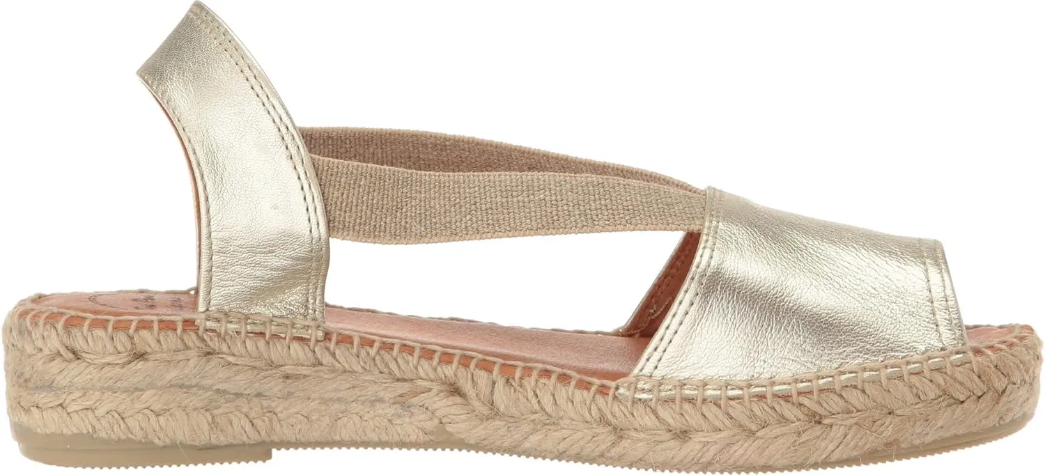 TONI PONS ETNA - Espadrille for Women in Smooth Shades made of leather.