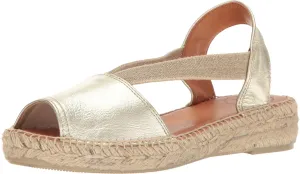 TONI PONS ETNA - Espadrille for Women in Smooth Shades made of leather.