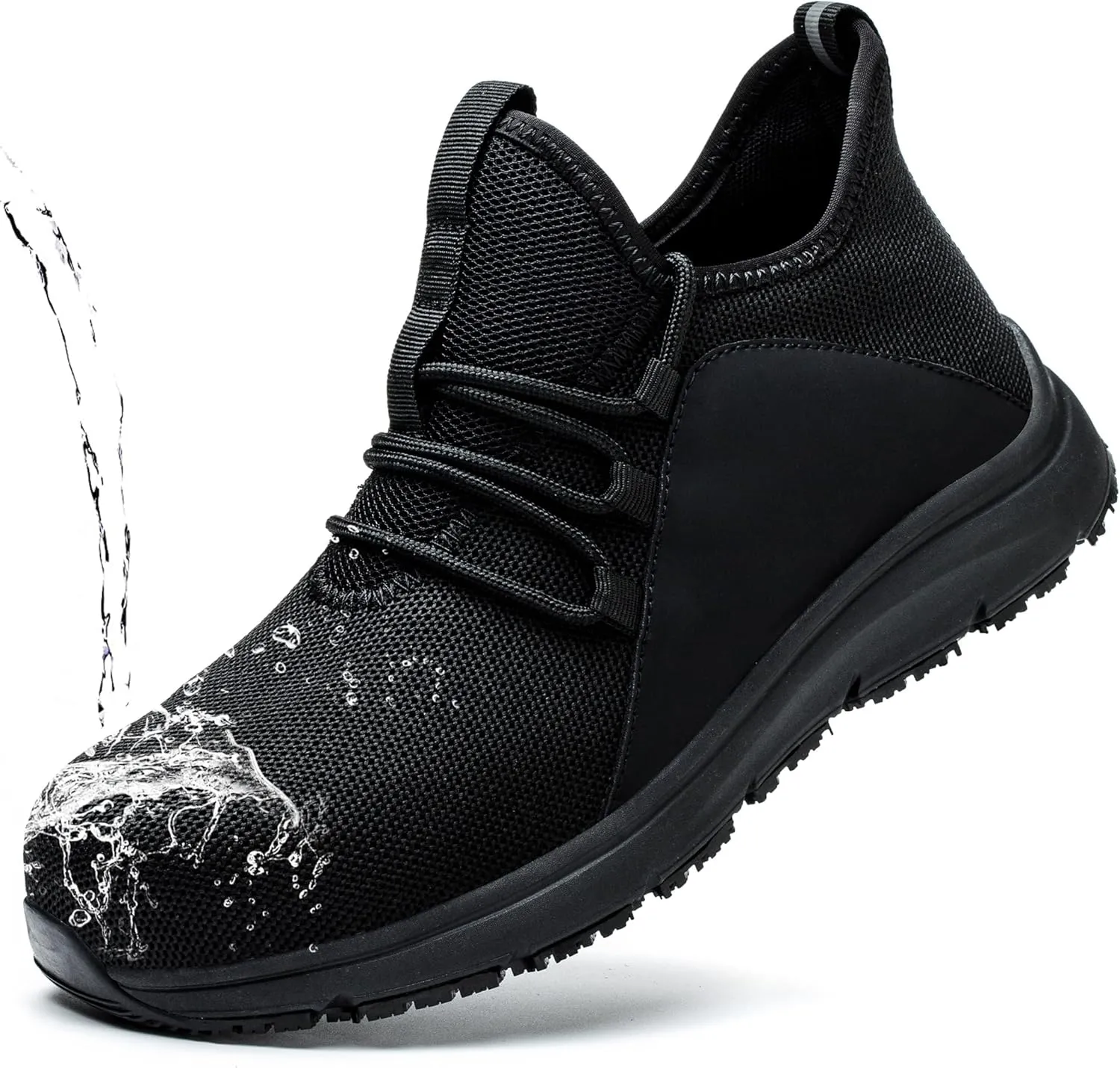 ulogu Steel Toe Shoes for Men Women丨Waterproof Lightweight Roofing Shoe丨Safety Industrial Work Sneakers