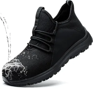 ulogu Steel Toe Shoes for Men Women丨Waterproof Lightweight Roofing Shoe丨Safety Industrial Work Sneakers