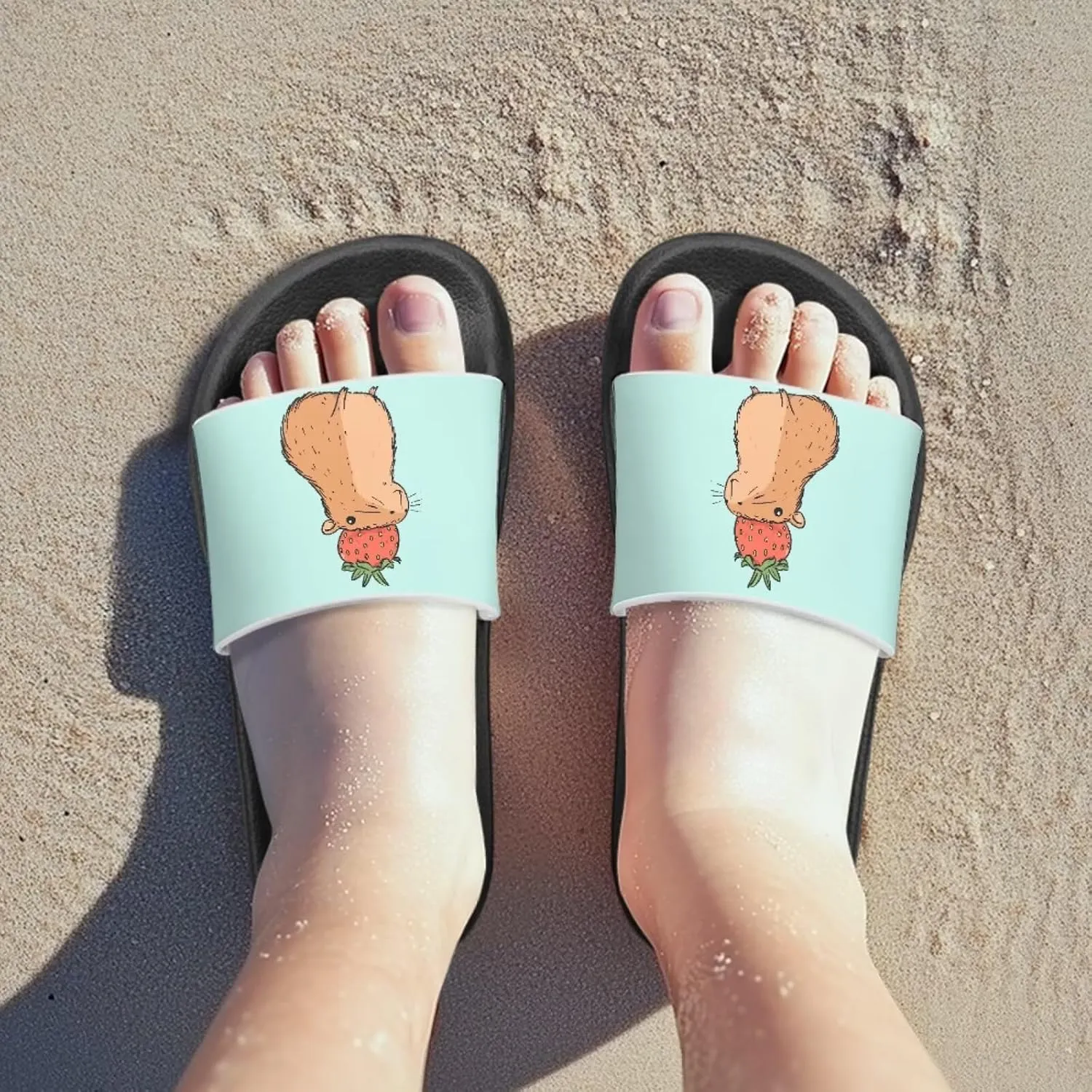 Unisex Slides for Girls Boys Comfortable Slippers Slides Non-slip Shower Shoes House Fashion Thick for Indoor & Outdoor Gifts