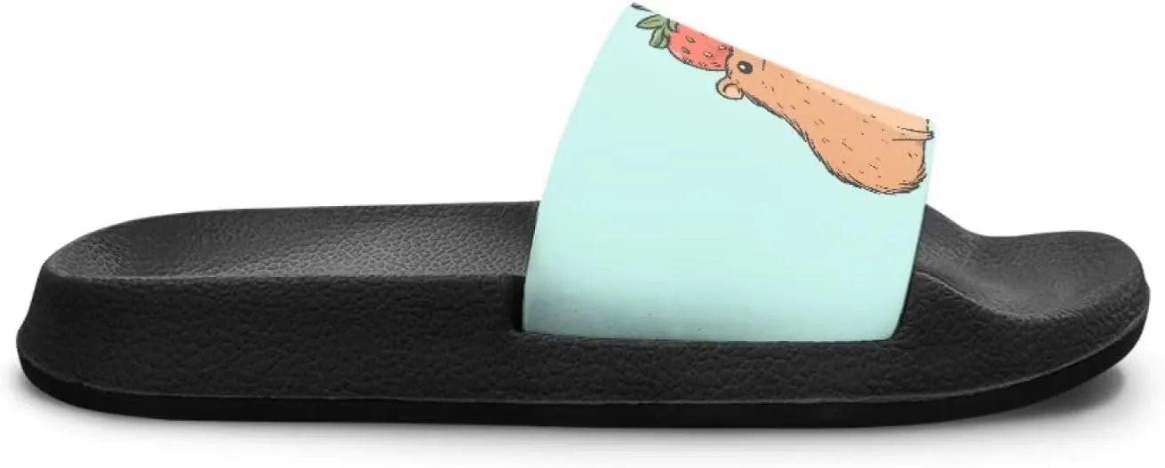 Unisex Slides for Girls Boys Comfortable Slippers Slides Non-slip Shower Shoes House Fashion Thick for Indoor & Outdoor Gifts
