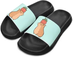 Unisex Slides for Girls Boys Comfortable Slippers Slides Non-slip Shower Shoes House Fashion Thick for Indoor & Outdoor Gifts