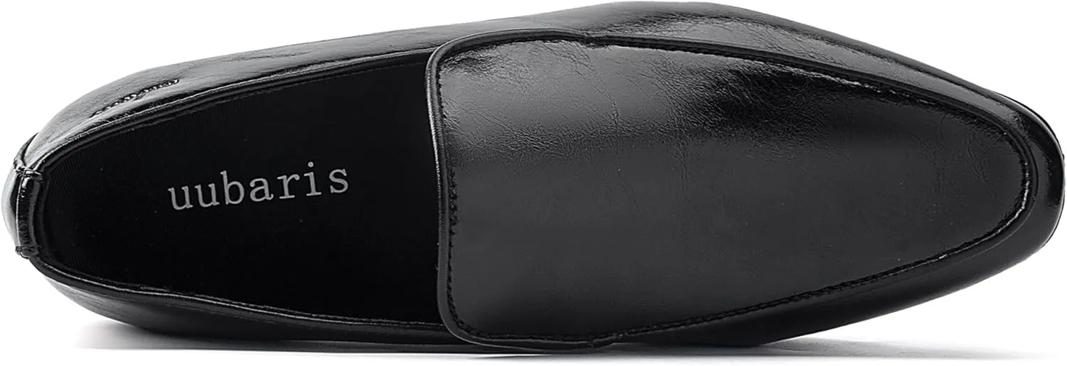 UUBARIS Mens Dress Loafers Tuxedo Suit Slip on Shoes