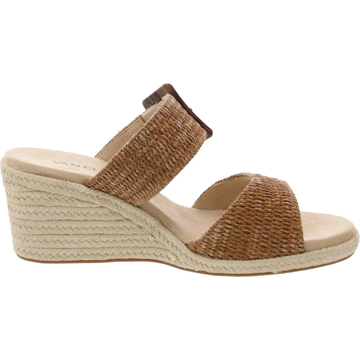 VANELi Womens Layla Buckle Woven Espadrilles