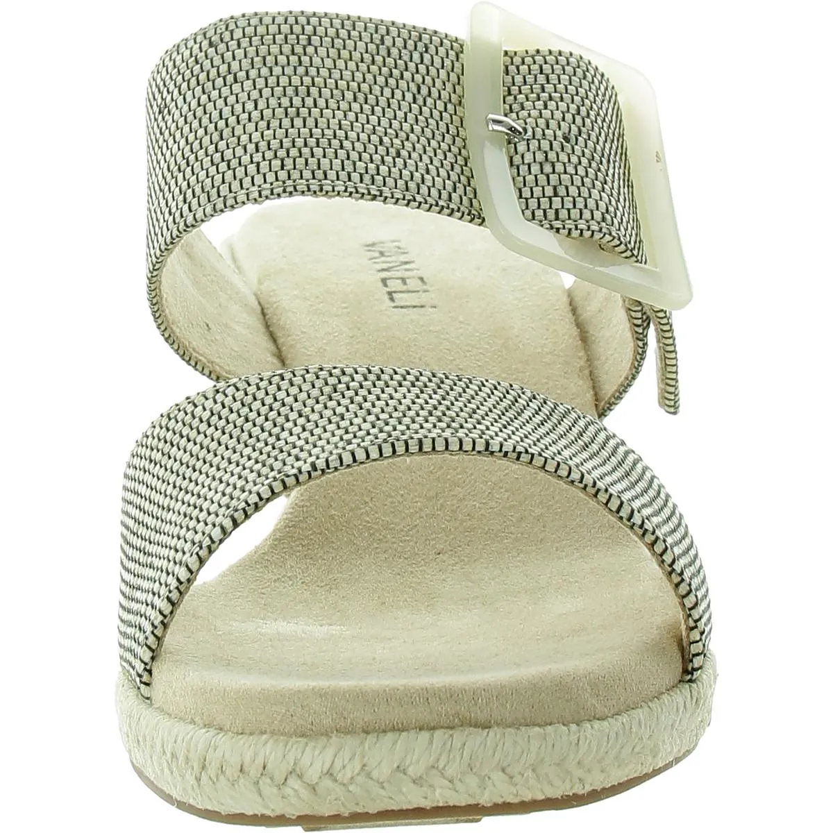 VANELi Womens Layla Buckle Woven Espadrilles