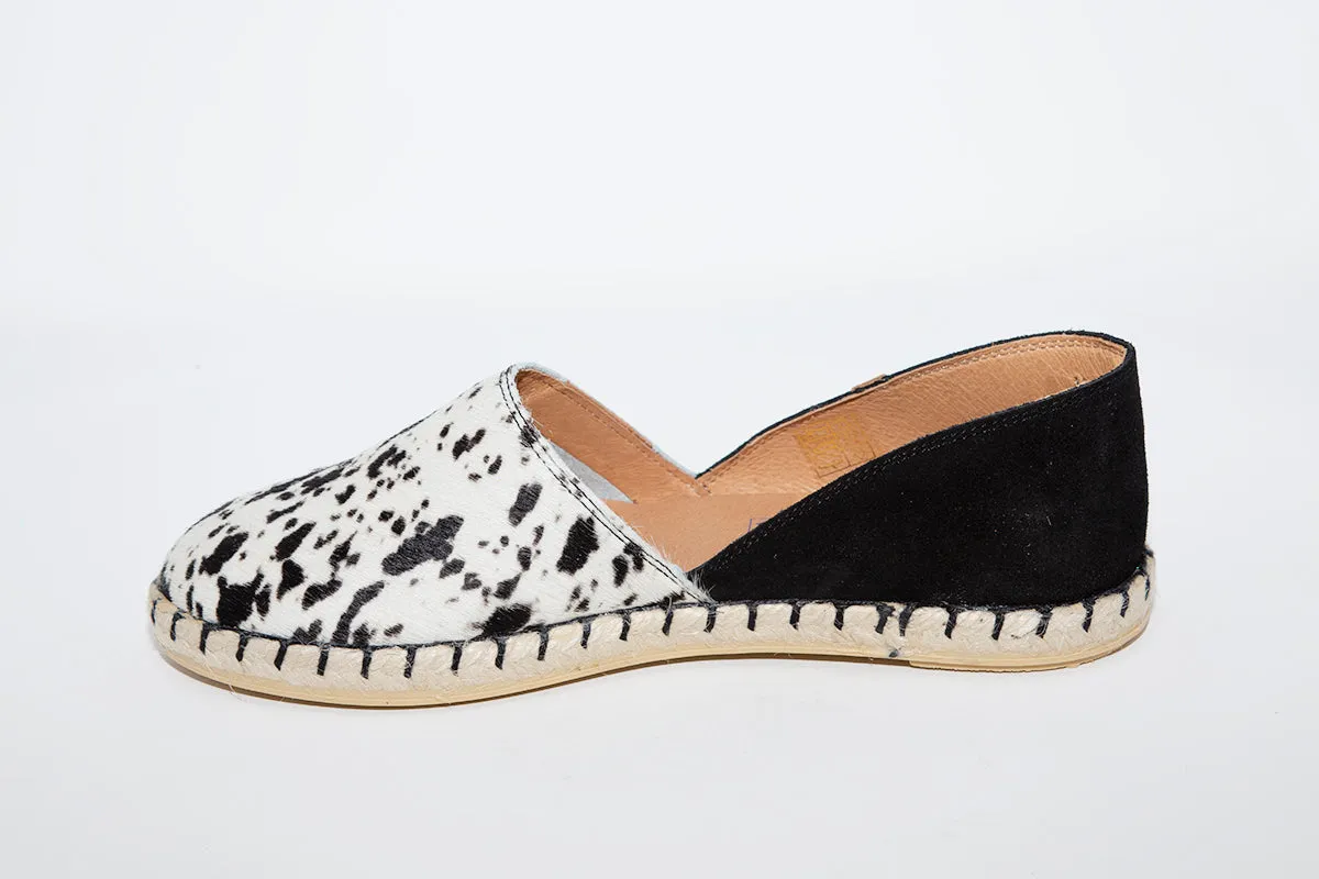 VERBENAS ESPADRILLES CARMEN - WHITE/BLACK