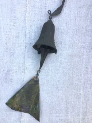 vintage Arcosanti bronze bell